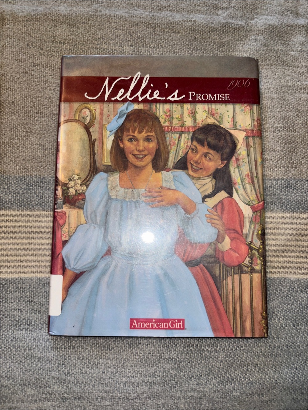American Girl "Nellie's Promise" Hardcover Book - Blue & Red Cover